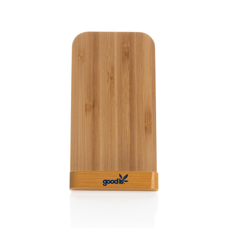 Support chargeur à induction en bambou certifié Powergreen 5W_02