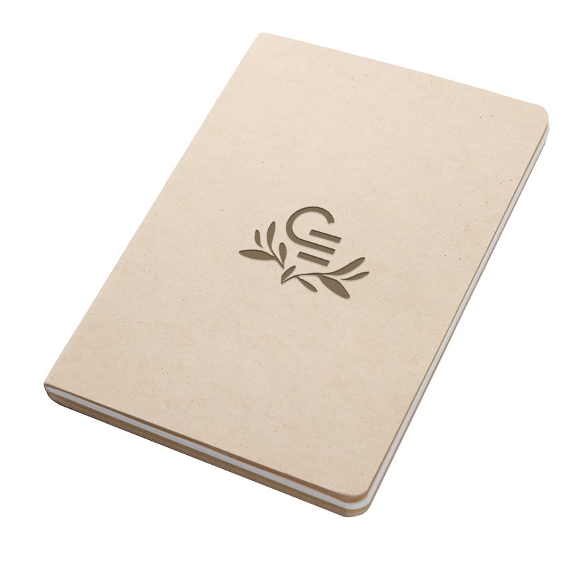 Carnet A5 en papier minéral bambou et canne à sucre Elowen_1