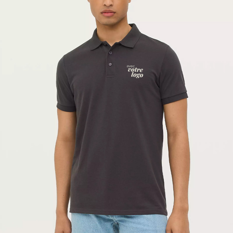 Polo publicitaire homme en coton et polyester Prime 200 g_00