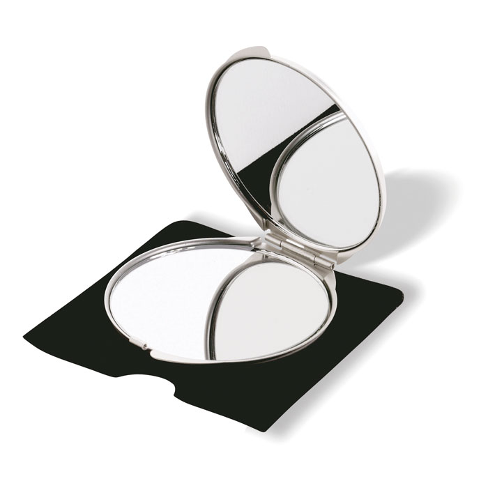 Double miroir Soraia_Argent mat