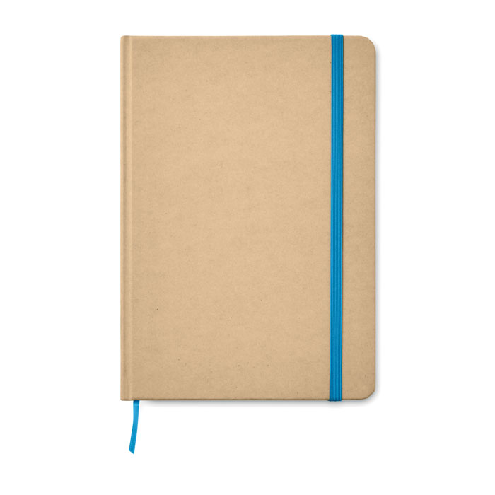 Carnet A5 en carton recyclé Everwrite_Bleu