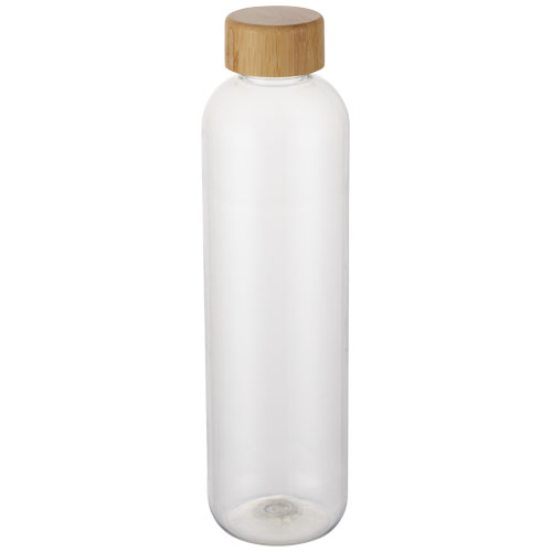 Bouteille en plastique recyclé et bambou Ziggs 1 L_Translucide