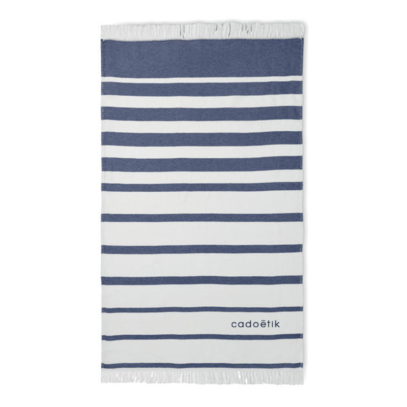 Serviette fouta en coton recyclé et Seaqual Wave 100x170 cm_1