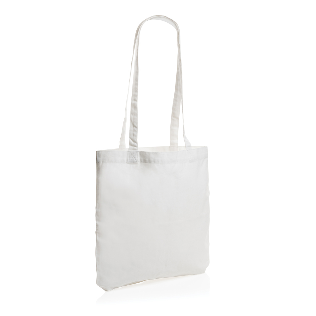 Tote bag en coton recyclé Impact 330 g_Blanc