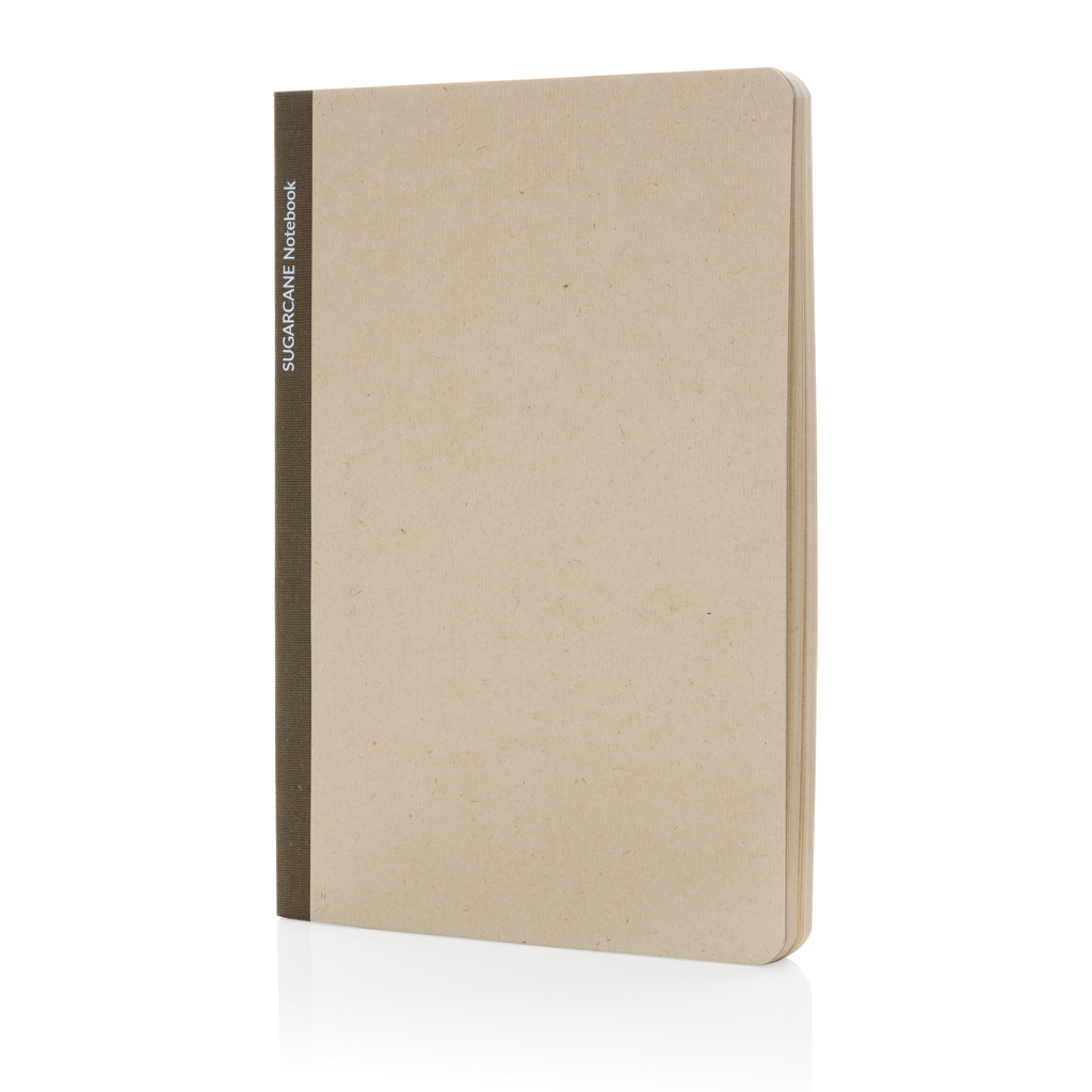 Carnet A5 en fibre de canne à sucre et papier certifié Bonsucri_Marron