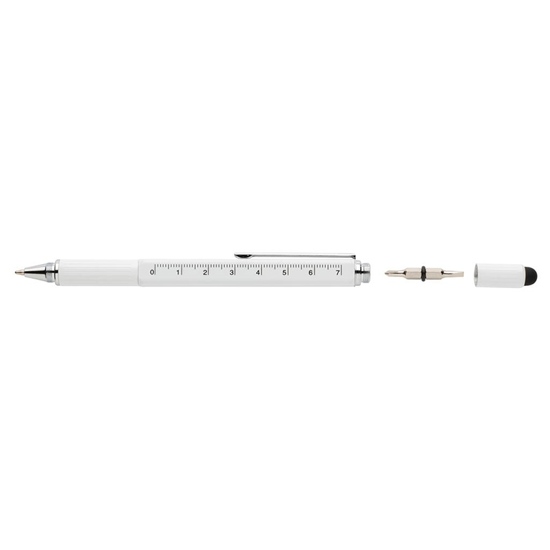 Stylo bille 5 en 1 avec règle, niveau, tournevis Technika_03