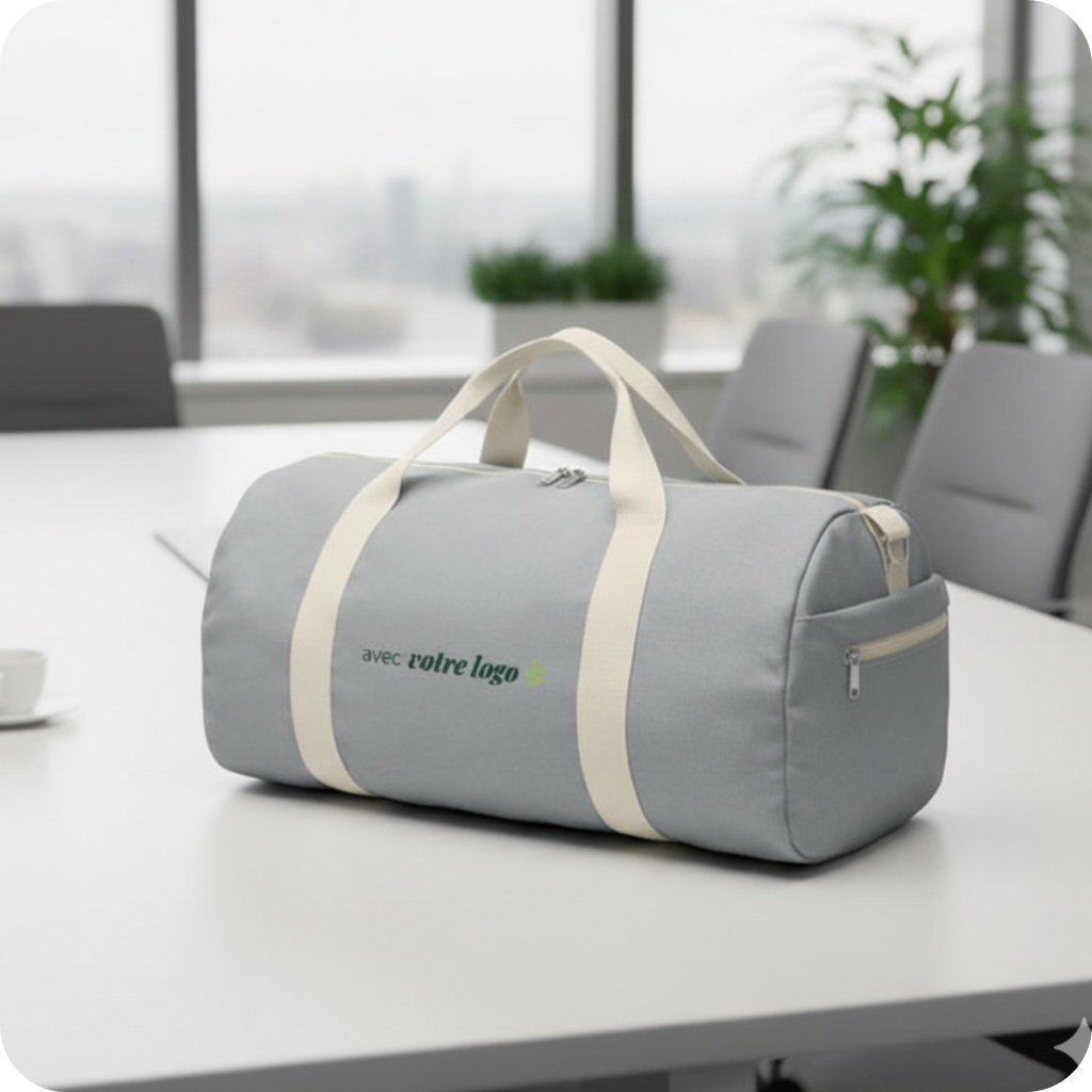 Sac polochon en coton et polyester recyclés Maldi 320 g_00