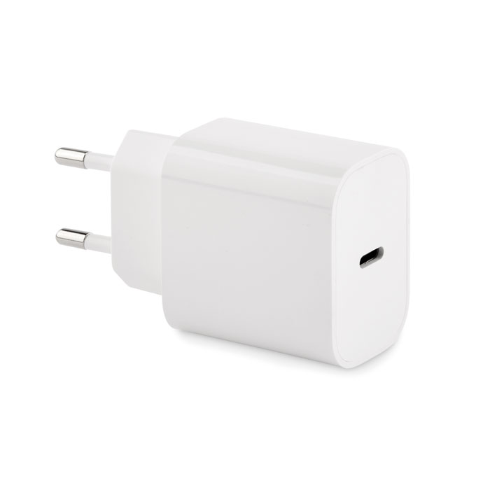 Chargeur mural rapide Plugme 20 W _Blanc