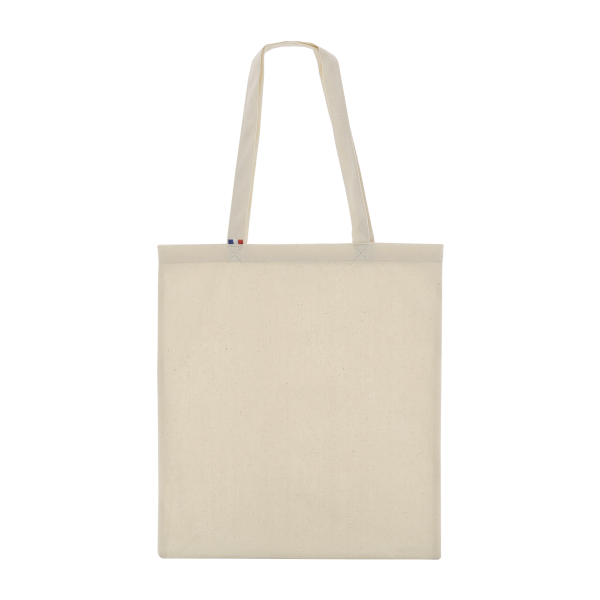 Tote bag en coton made in France Paris 150 g_Ecru