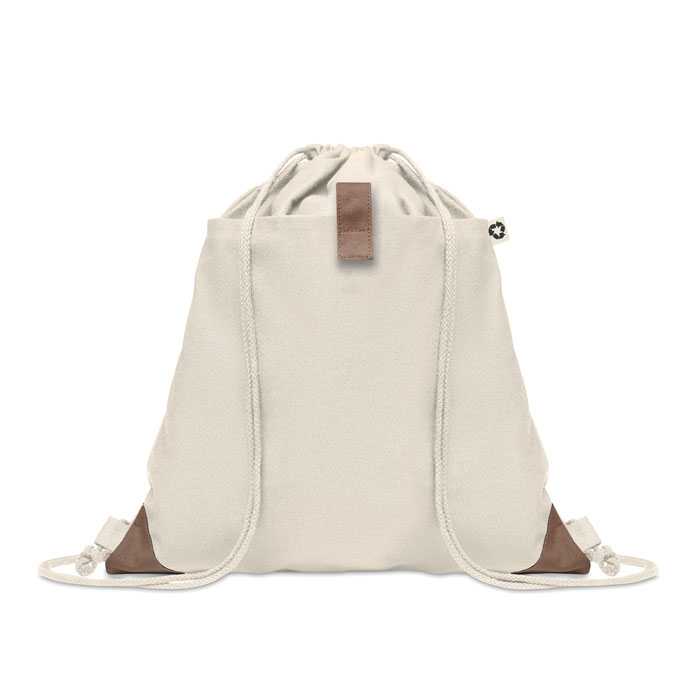 Gym bag en coton recyclé Panda Bag 220 g_Beige
