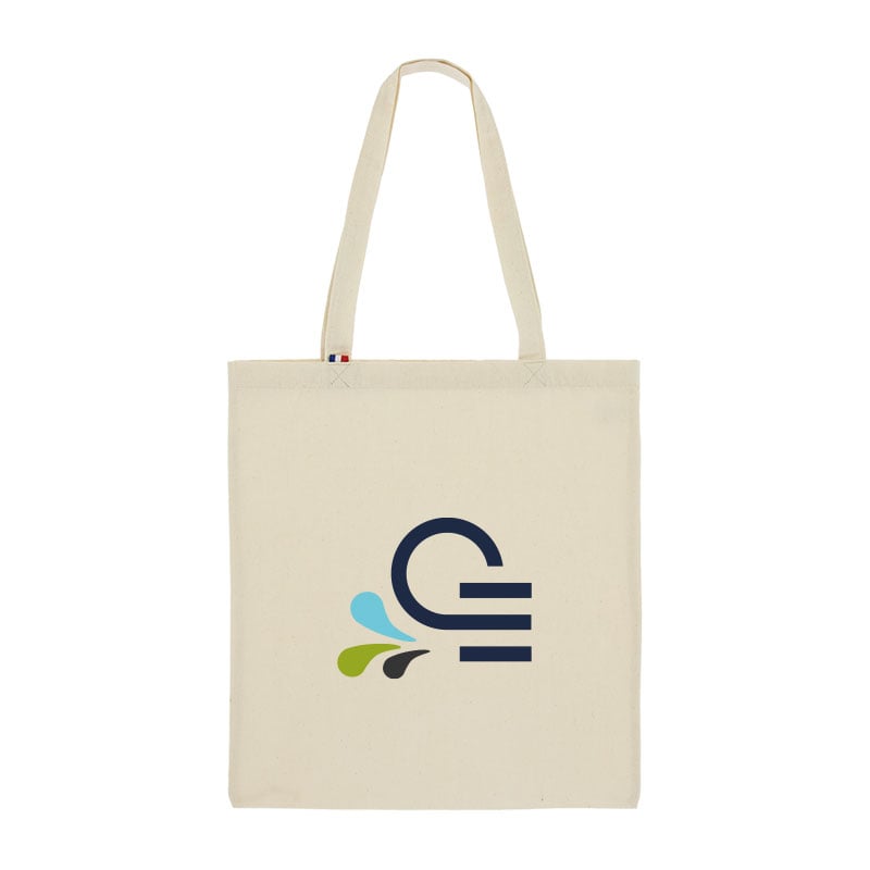 Tote bag en coton et coton recyclé Lutèce 170 g_1