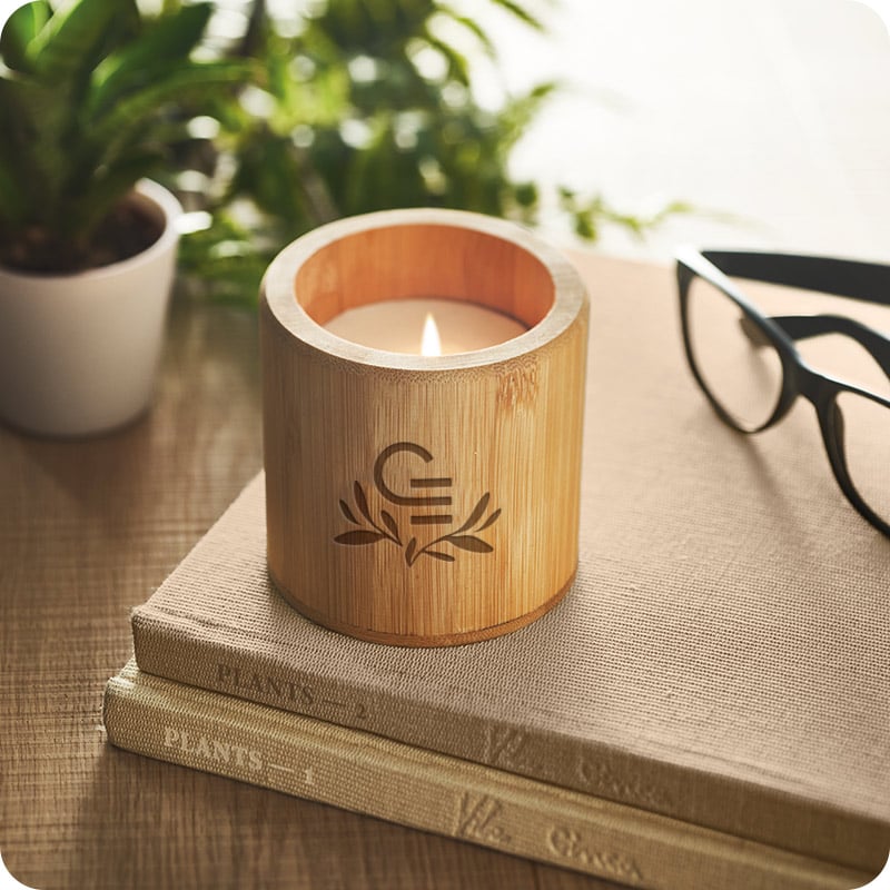 Bougie végétale parfumée en bambou Giza 295 g_00