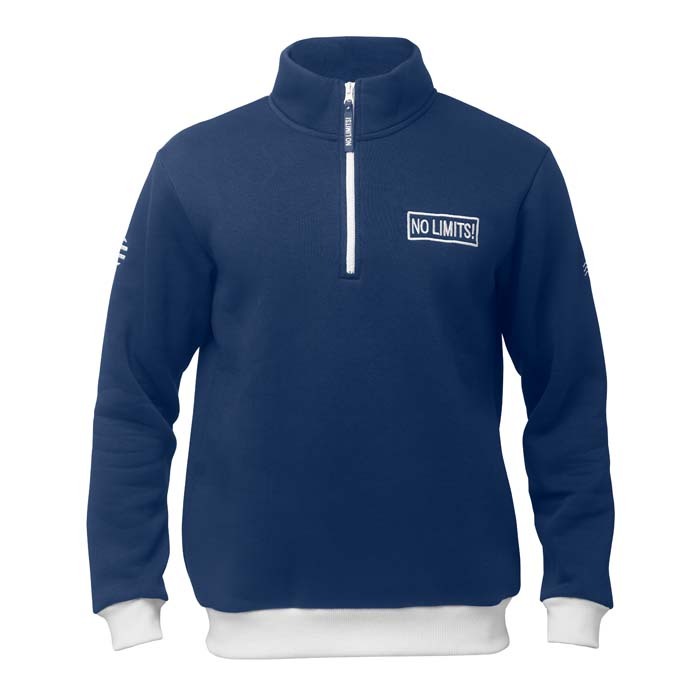 Sweat Publicitaire sur-mesure à col montant zippé NoLimits 320 g_Sur-mesure