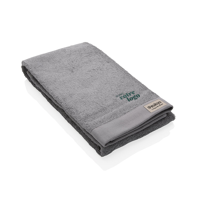 Serviette de bain en coton recyclé certifié Ukiyo Sakura 50x100cm 500 g_03