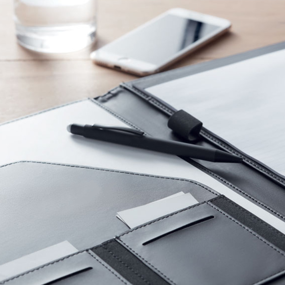 Conférencier A4 personnalisé en polyester recyclé rPET Casove_05