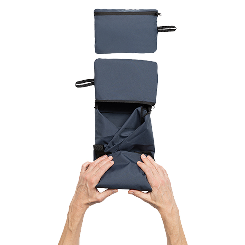 Sac polochon pliable en polyester recyclé rPET Dillon _03