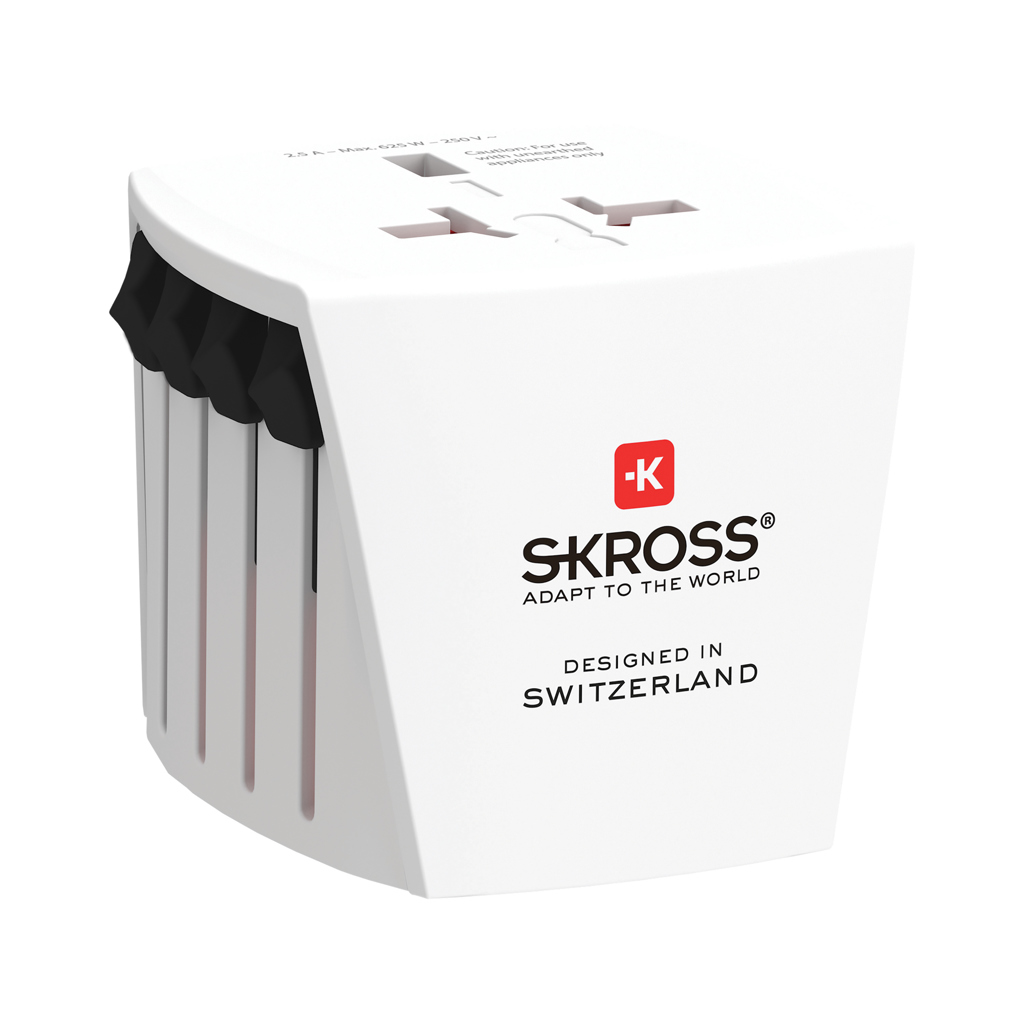 Adaptateur de voyage universel Skross® MUV Micro_Blanc