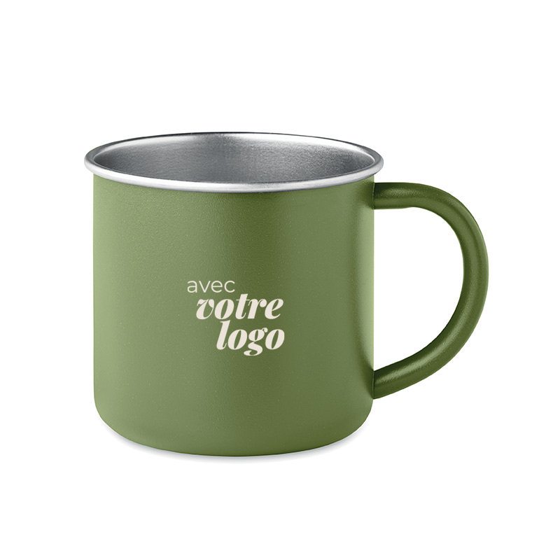 Mug publicitaire vintage en inox recyclé Caribu 300 mL_02