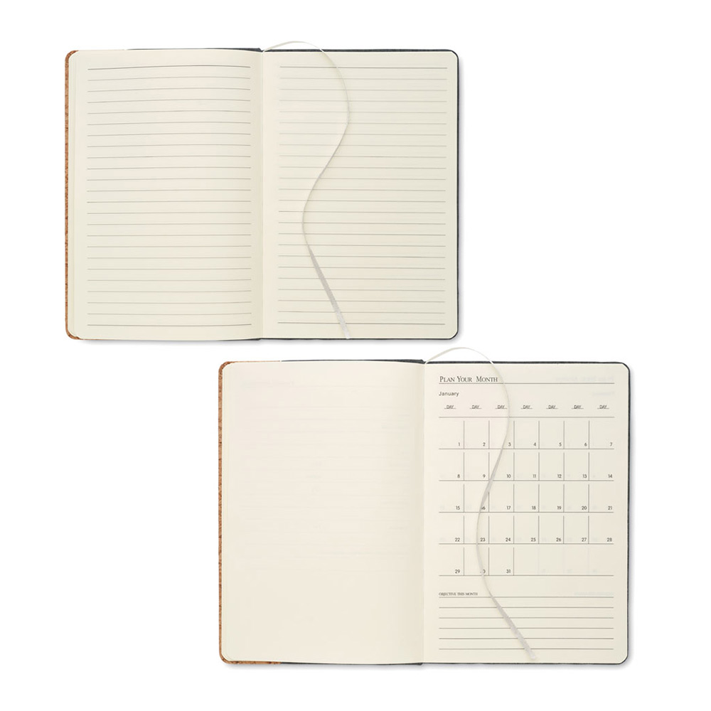 Carnet A5 en liège et feutre recyclé rPET Corkbook_05
