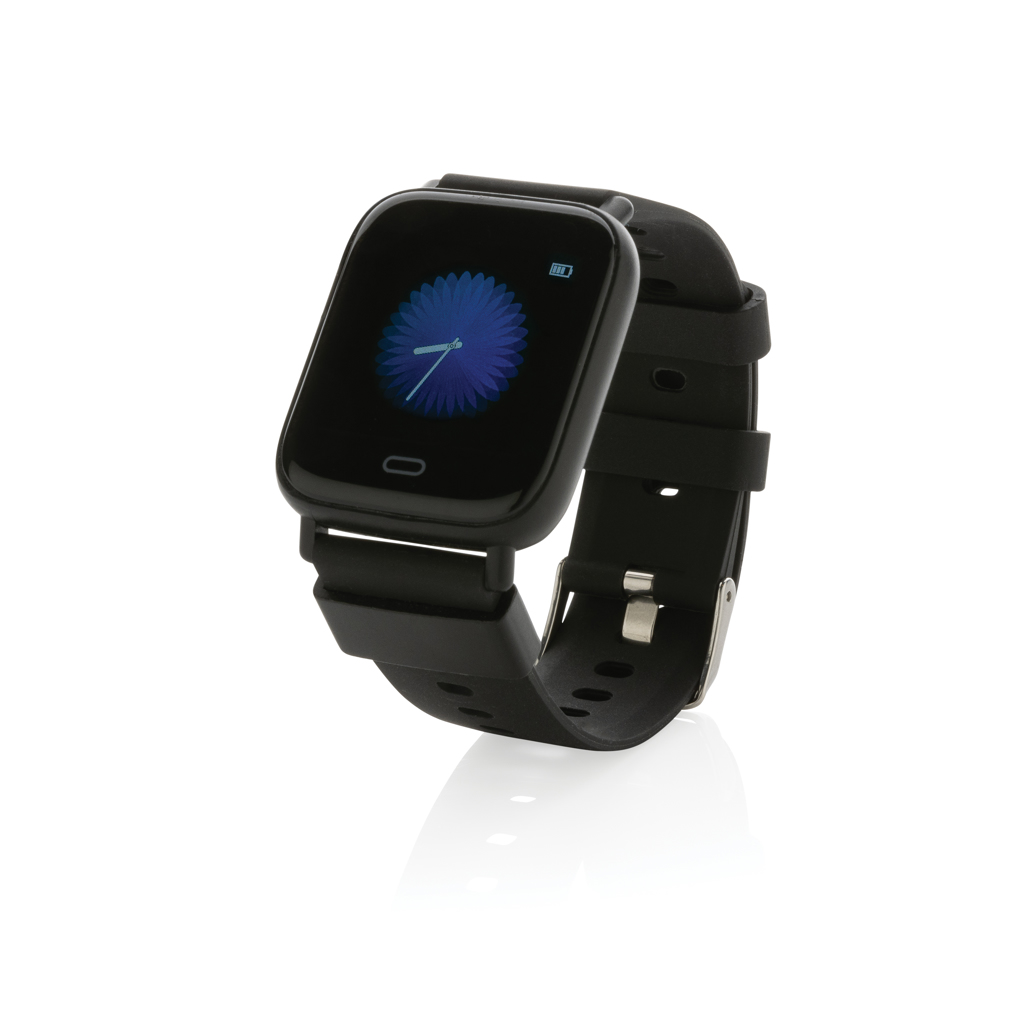 Montre connectée en plastique recyclé certifié Fit_Noir