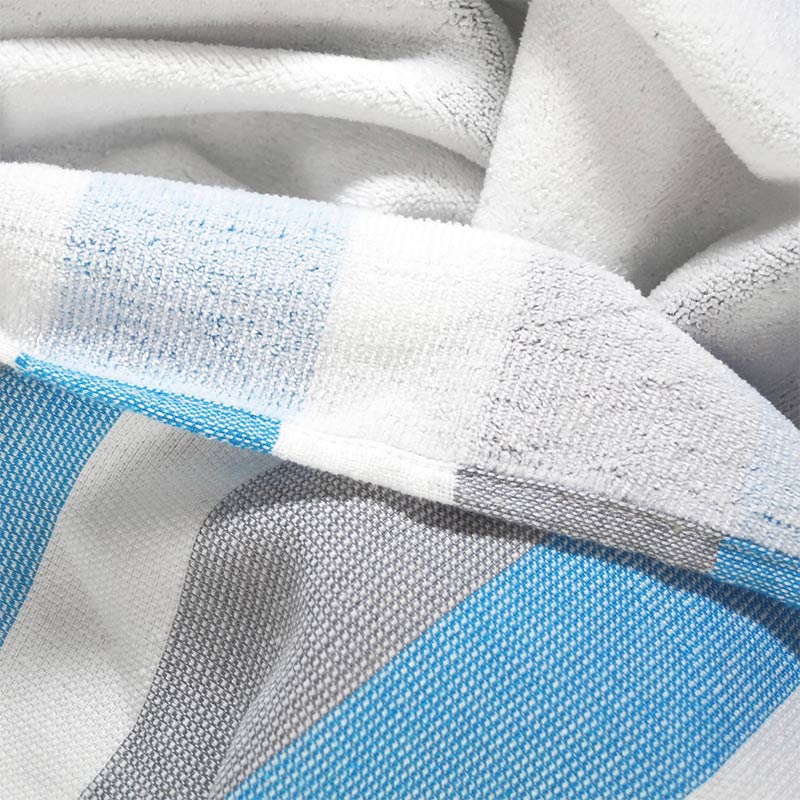 Serviette fouta en coton et polyester rPET recyclés Elmar 470 g_05