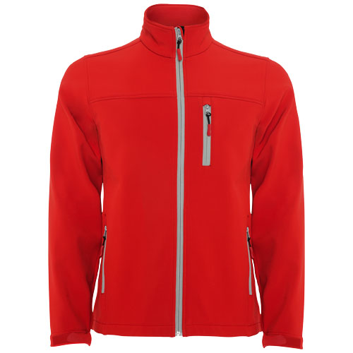 Veste softshell homme en polyester certifié Antartida 300 g _Rouge