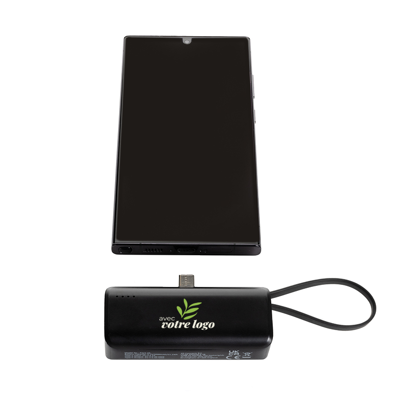 Batterie externe 3000 mAh en plastique recyclé certifié Powerlink_02