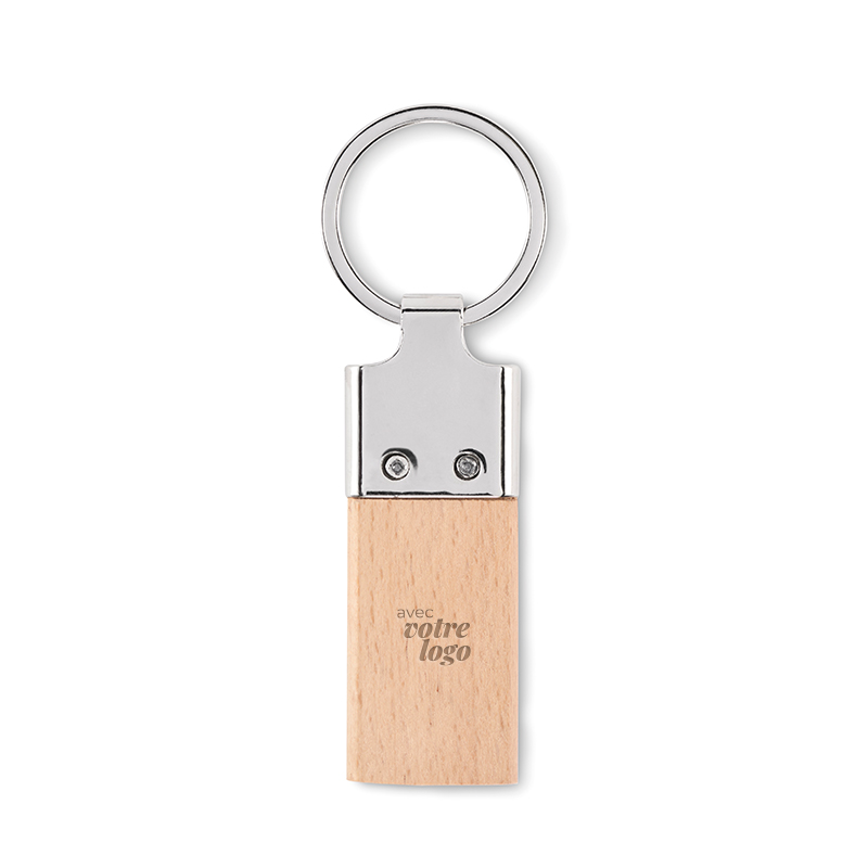 Porte-clés  en bois et métal Llaving_01