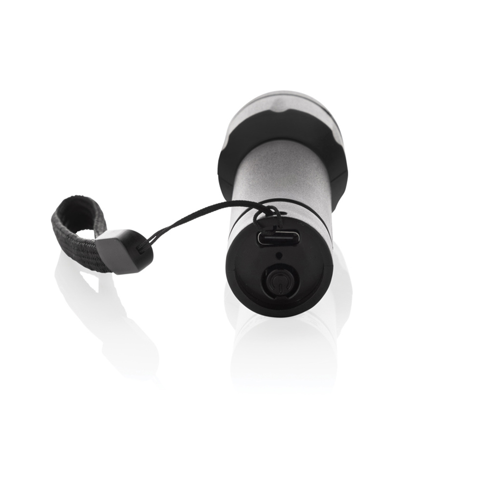 Lampe torche rechargeable en plastique recyclé Flara_02