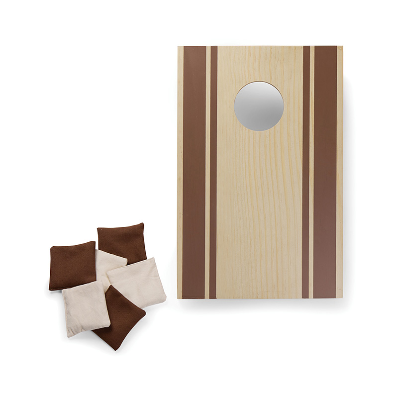 Jeu de lancer de sacs en bois recyclé certifié Vinga Cornhole_02