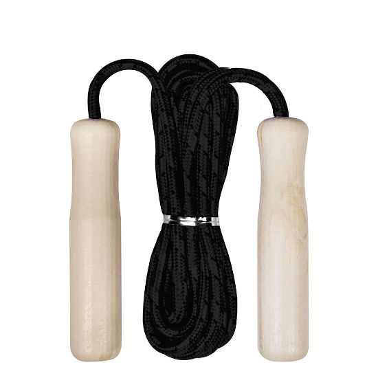Corde à sauter en bois Jump_Noir