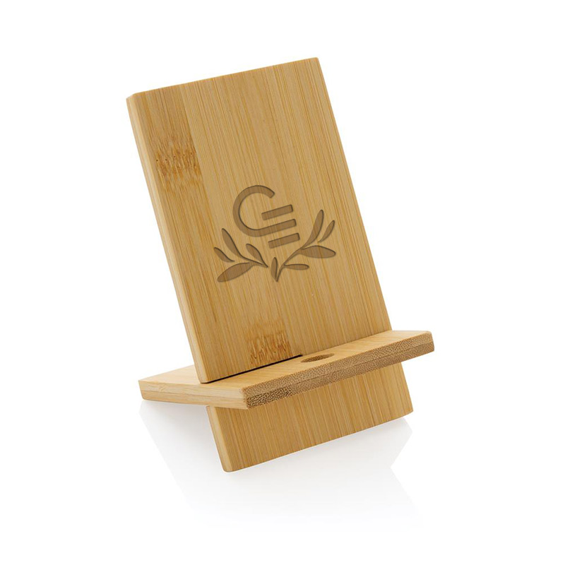 Support de téléphone en bambou certifié Stanley_1