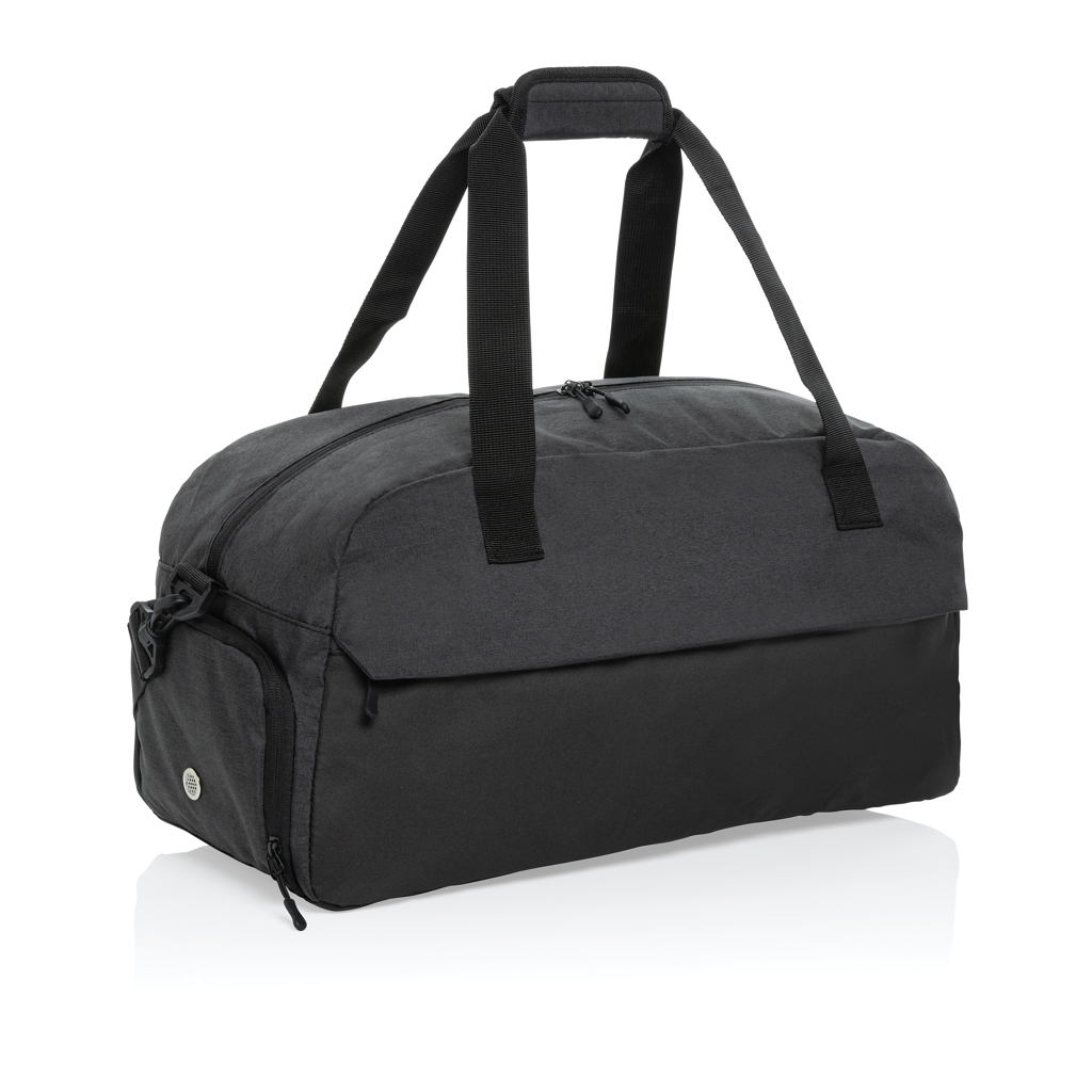 Sac de sport en polyester recyclé rPET Kazu_Noir