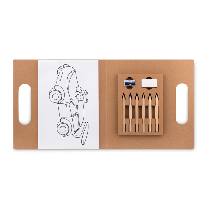 Set de coloriage Folder 2 Go_Beige