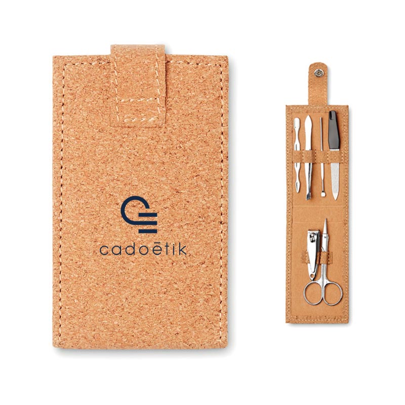 Goodies bien-être - Kit de manucure publicitaire Nailkitcork