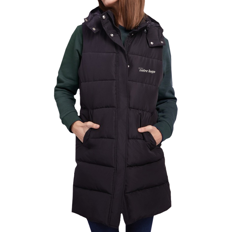 Long bodywarmer pour femme en polyester certifié Reine _4