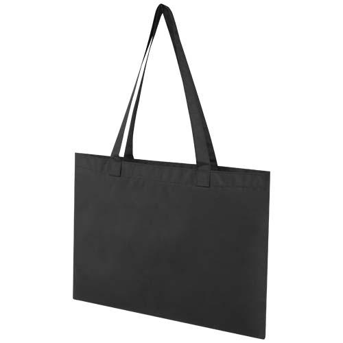 Sac shopping pliable en nylon recyclé certifié Kai_Noir