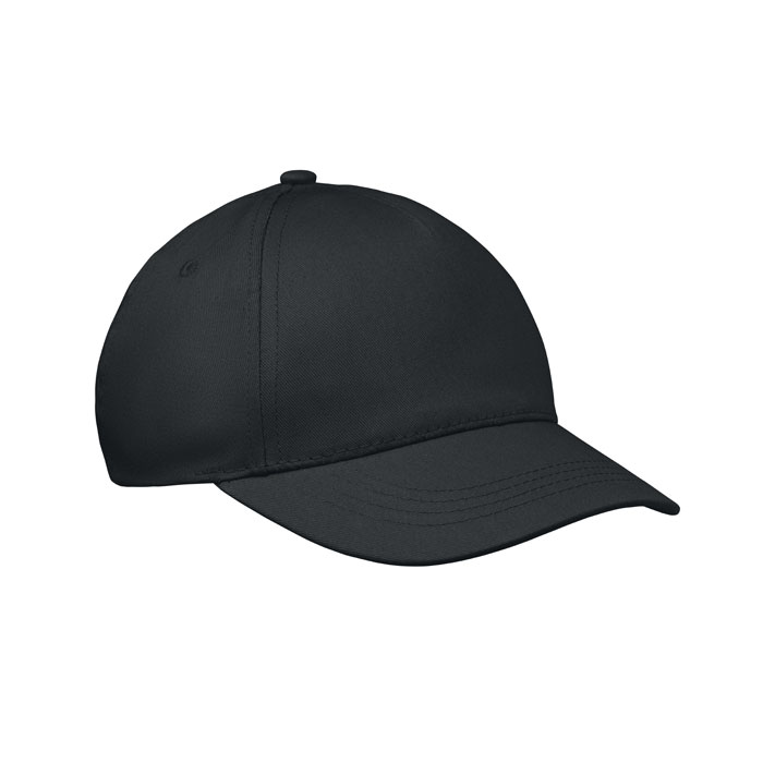 Casquette publicitaire enfant 5 panneaux Buzz kids_Noir
