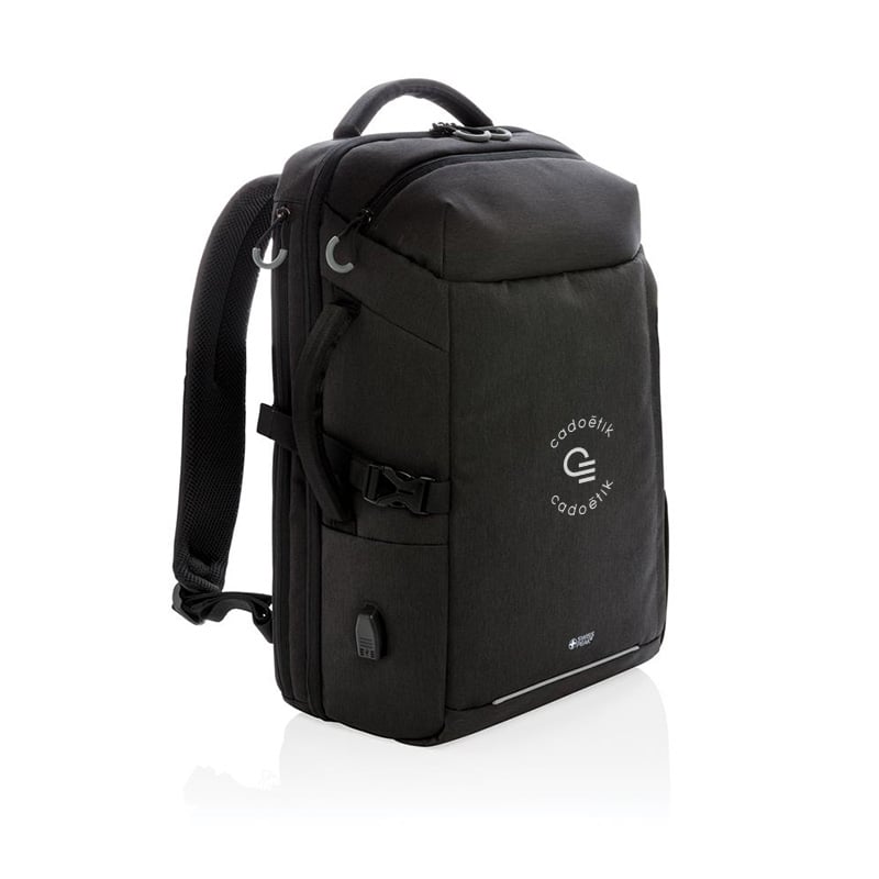 Sac à dos ordinateur 17" XXL en polyester recyclé rPET Swiss Peak Invento 20 L _1
