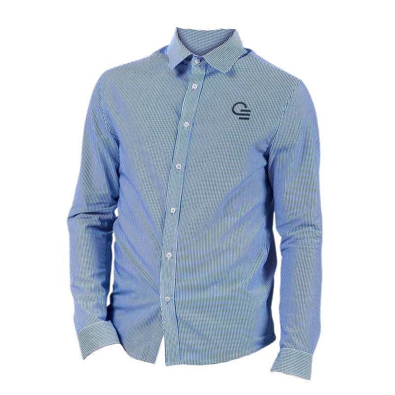 Chemise rayée homme en popeline de coton Sobo®_1