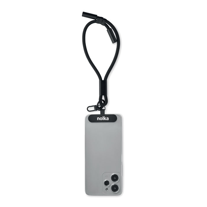 Dragonne pour téléphone et câble de charge en plastique recyclé rPET Vrist_02