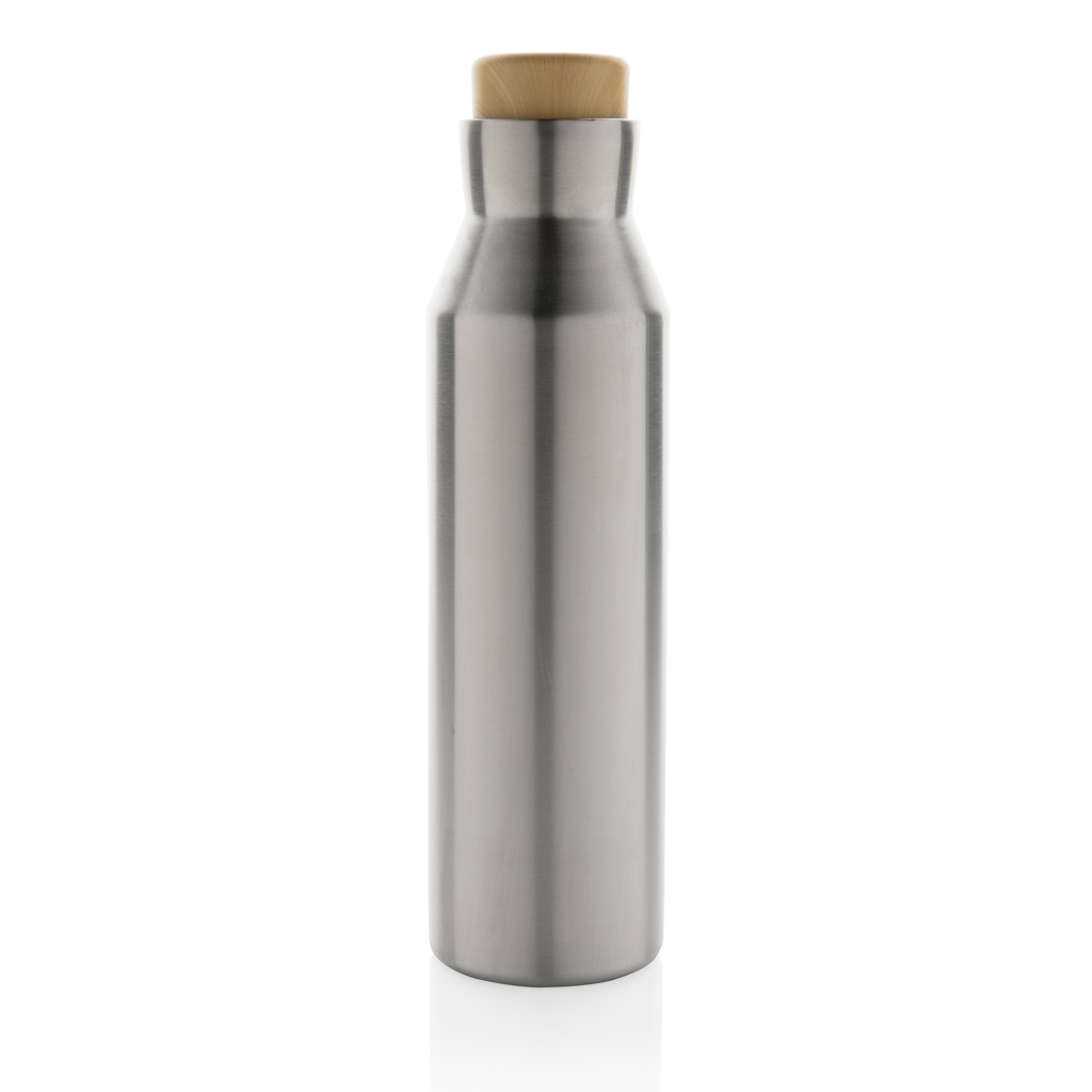 Bouteille isotherme en inox recyclé certifié Gaia 600 mL_Argent