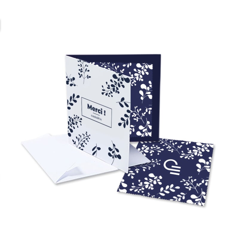 Carte avec lingette microfibre Greet_1