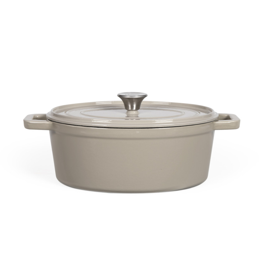 Cocotte ovale Mijo_Beige