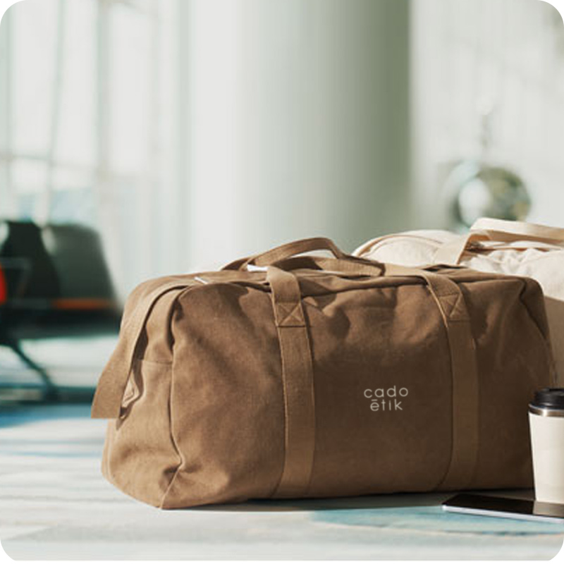 Sac week-end en coton et polyester recyclés Duffas Colour_00