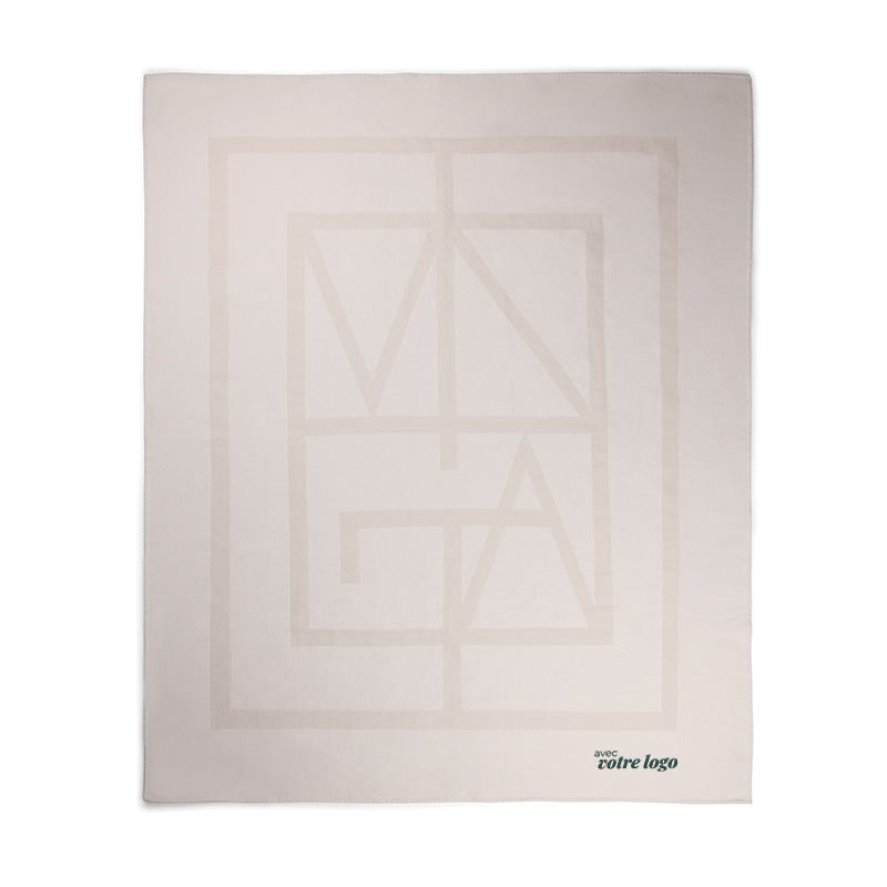 Couverture en polyester recyclé certifié Vinga Monogram 260 g_03