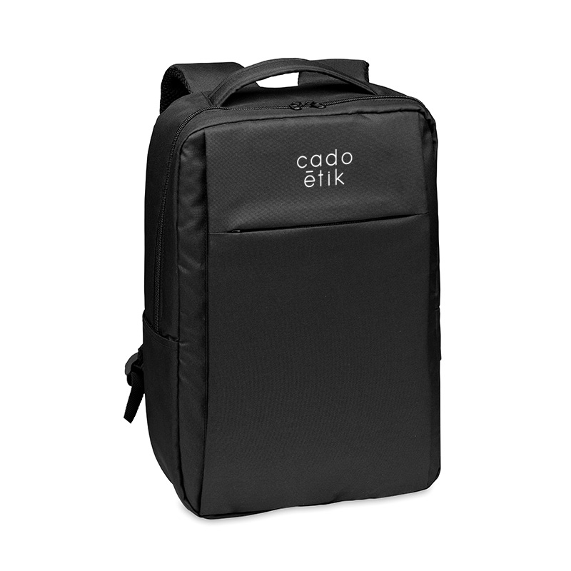 Sac à dos publicitaire ordinateur 16" en polyester recyclé rPET Seoul_01