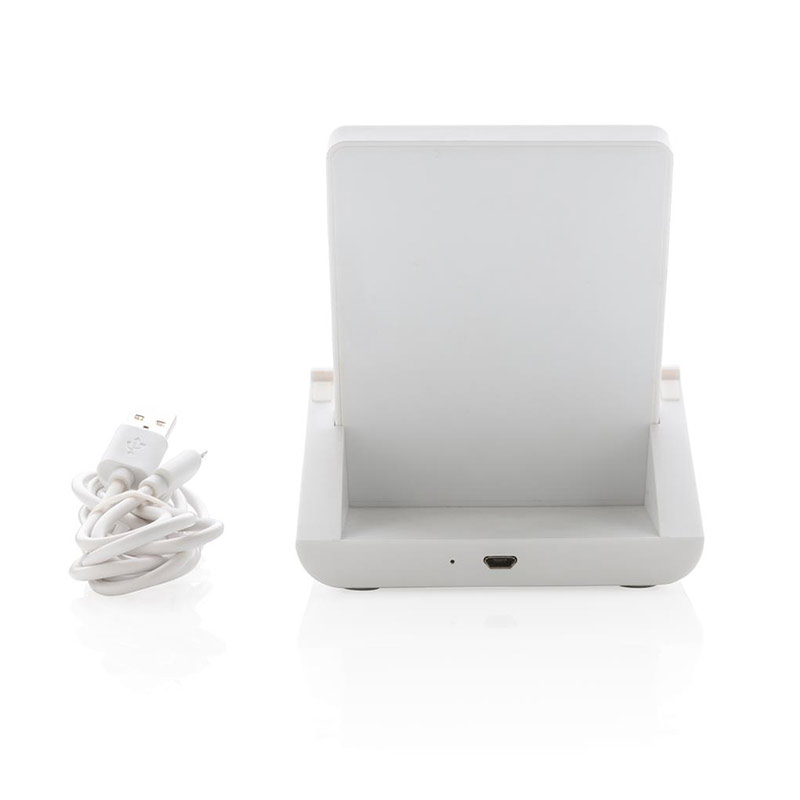 Chargeur à induction 10W en plastique recyclé et bambou certifiés Ontario 2_04