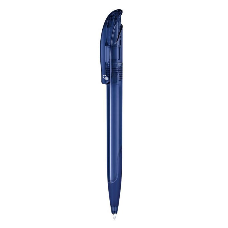 Stylo publicitaire écologique Challenger Transparent avec grip
