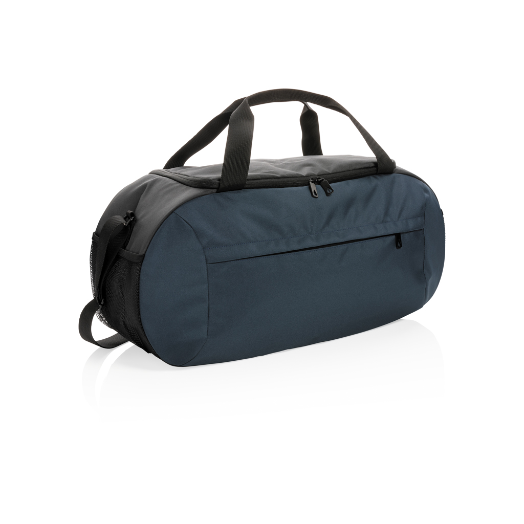 Sac de sport en polyester recyclé rPET Impact_Bleu marine